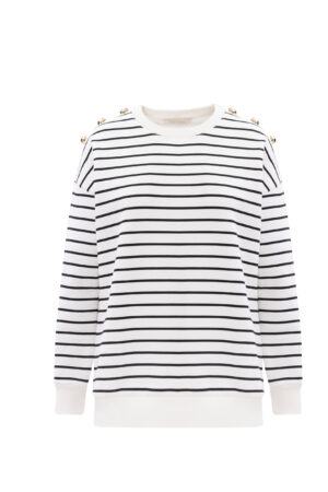Çizgili Sweatshirt